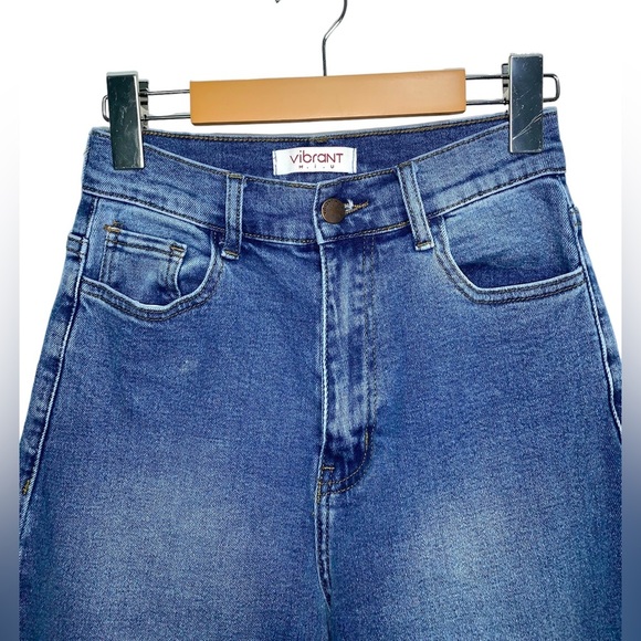 Vibrant M.i.U Wide Leg High Rise Jeans Size 3/Small - Picture 3 of 11